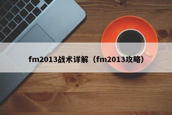 fm2013战术详解（fm2013攻略）