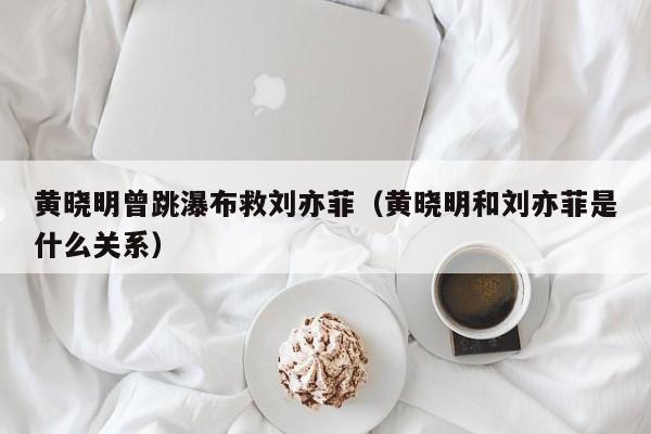 黄晓明曾跳瀑布救刘亦菲（黄晓明和刘亦菲是什么关系）