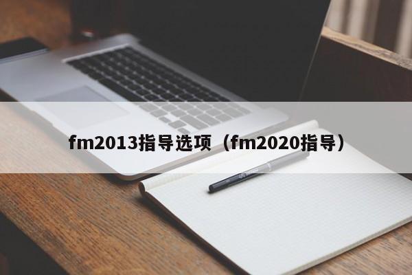 fm2013指导选项（fm2020指导）